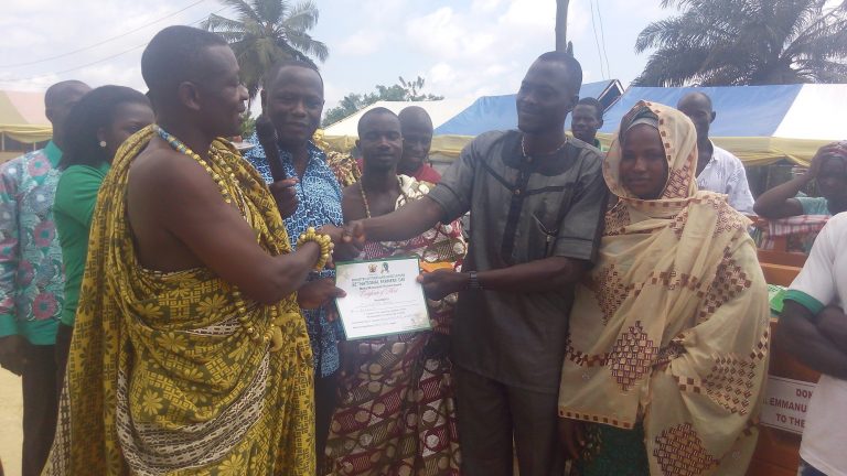 Deserving farmers honoured in Ellembelle District at Aiyinase(Farmers Day Celebration)